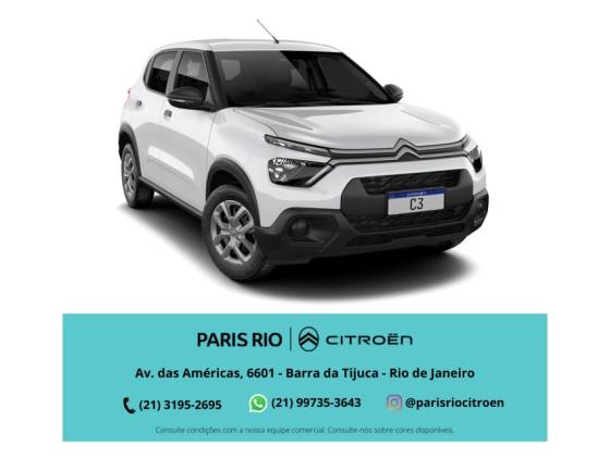 CITROËN C3 1.0 FIREFLY FLEX LIVE GO MANUAL CITROËN C3 1.0 FIREFLY FLEX LIVE GO MANUAL
